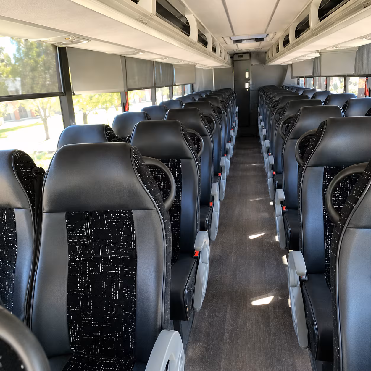 40-56 Passenger Charter Bus Inside