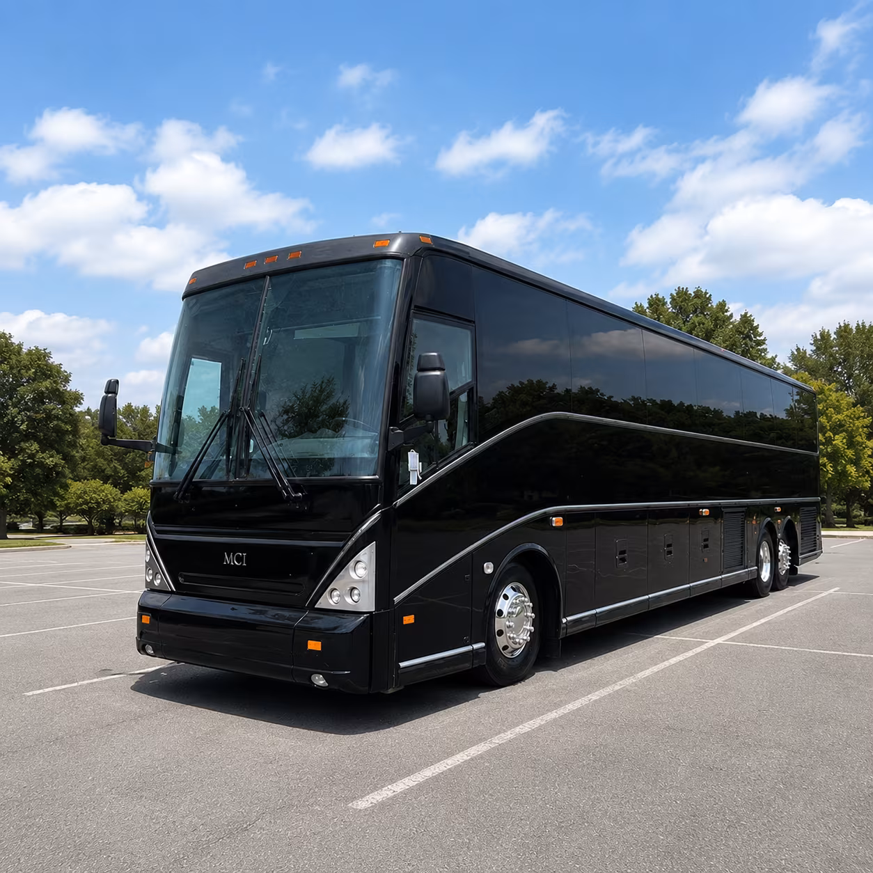 Long Beach Airport Shuttle & Transportation party bus exterior