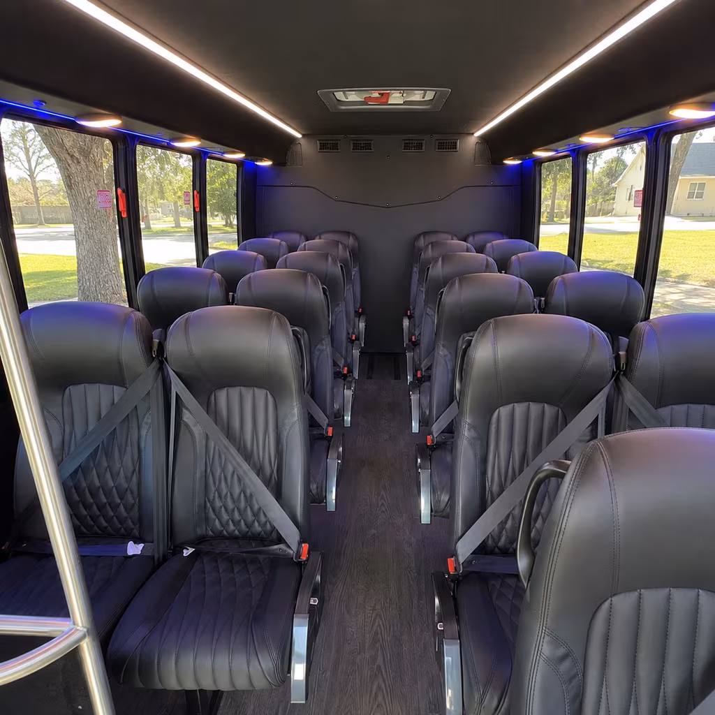 Long Beach Airport Shuttle & Transportation onboard seating