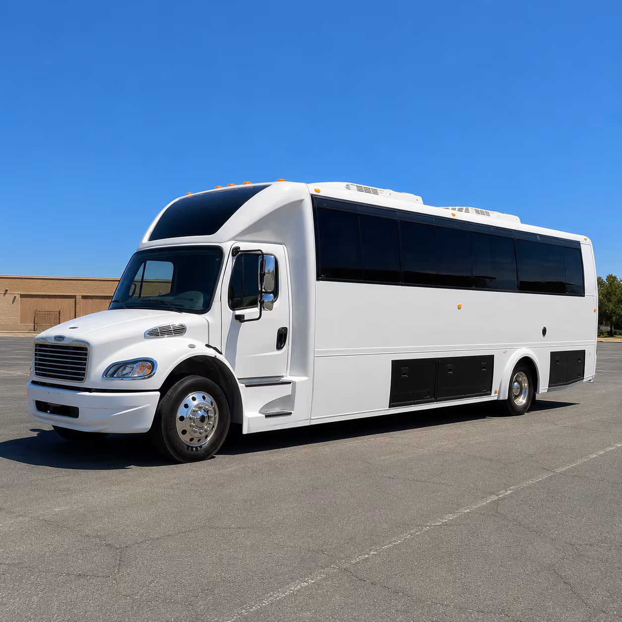 Long Beach Concert & Music Festival Transportation party bus exterior