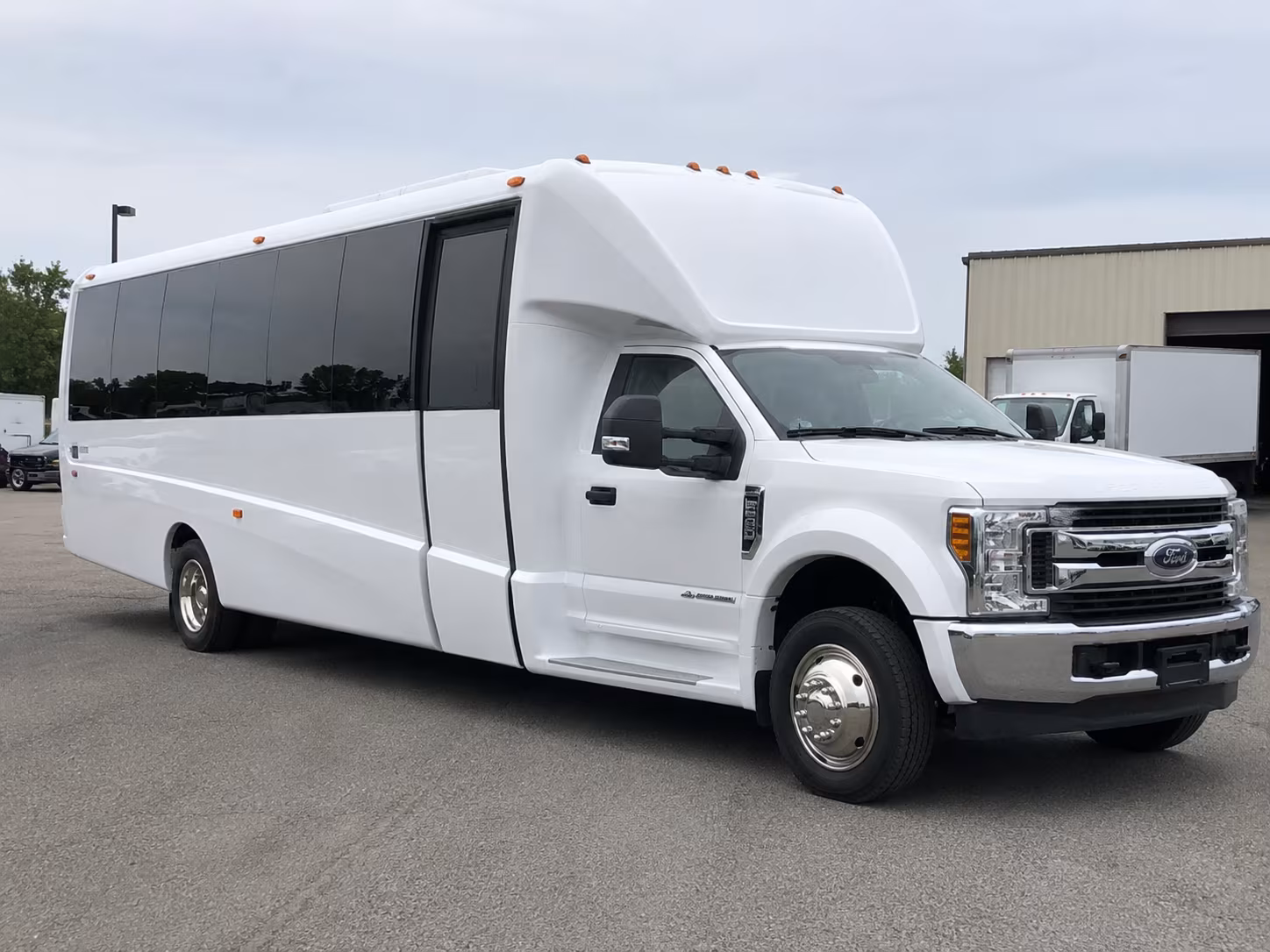 Long Beach Corporate Transportation party bus exterior
