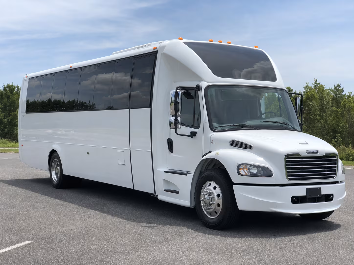 Long Beach Private Event Transportation party bus interior