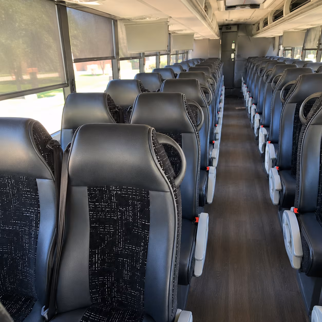 Long Beach School Event Transportation party bus exterior