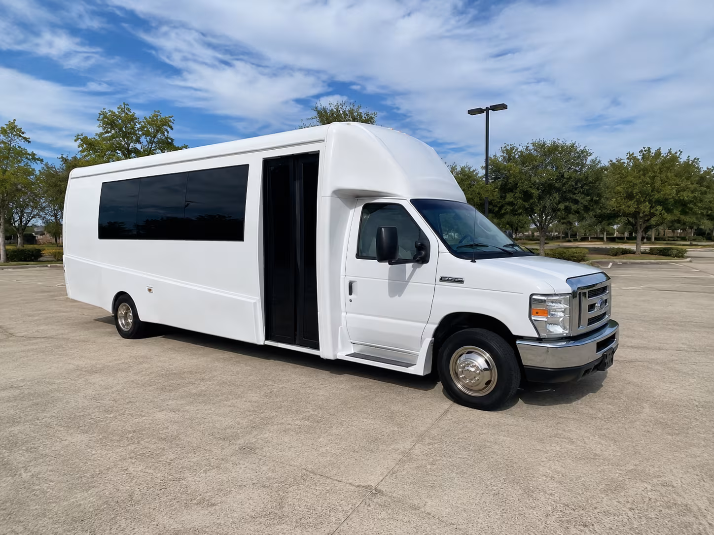 Long Beach Winery Tour & Pub Crawl Transportation party bus exterior